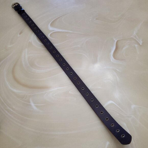 Frye Leather Grommet Belt Size Medium - Picture 9 of 13